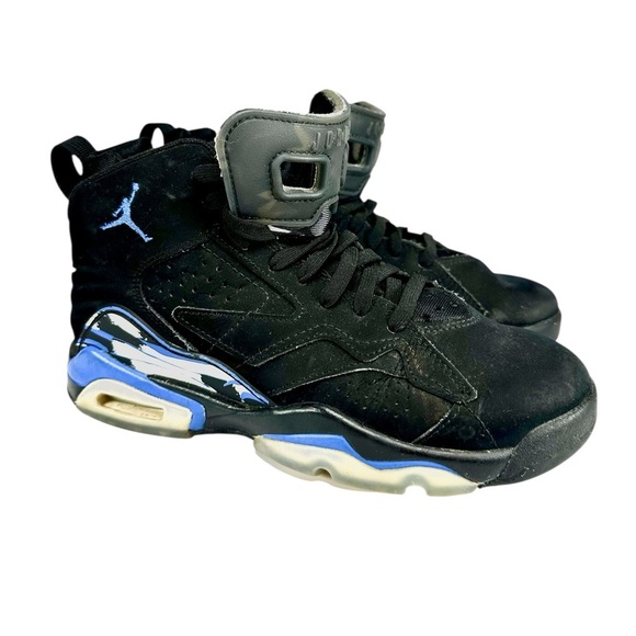 Nike Jordan MVP Boys Sneaker Black Suede Lace Up